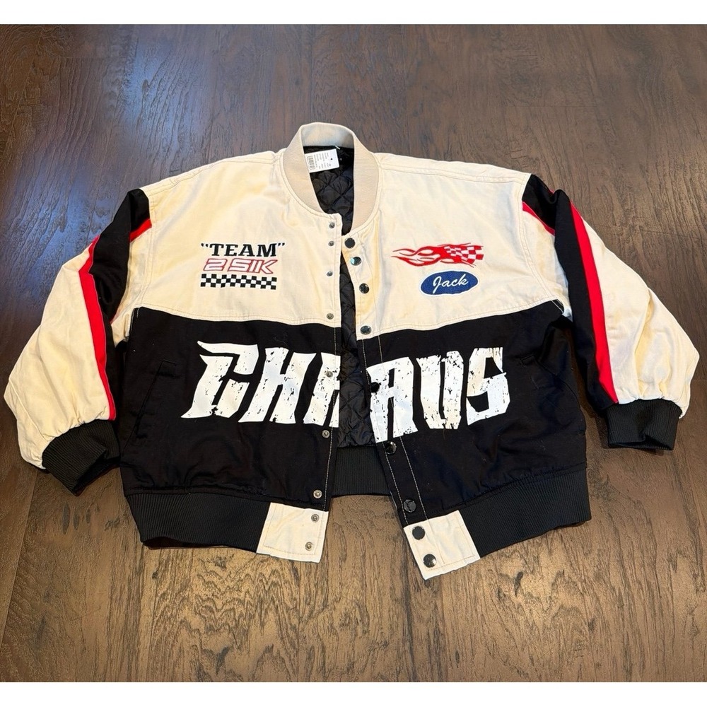 PacSun Chaos Team 2 Sik‎ Quilted Racing Jacket Mens Medium NWT